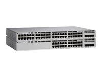 Network Essentials - přepínač - L3 - 24 x 10/100/1000 + 4 x Gigabit SFP (uplink) - Lze montovat do rozvaděče - repasováno