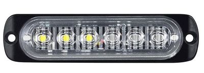 LED přídavné světlo 12-24V/6W bílé 6500K pro karavany, lodě, vozíky atd.