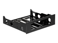 Bay adaptér pro datový sklad - 5,25" na 3,5" - černá