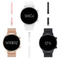 MANTA ALEXA Mini Smartwatch, Smart hodinky, biele