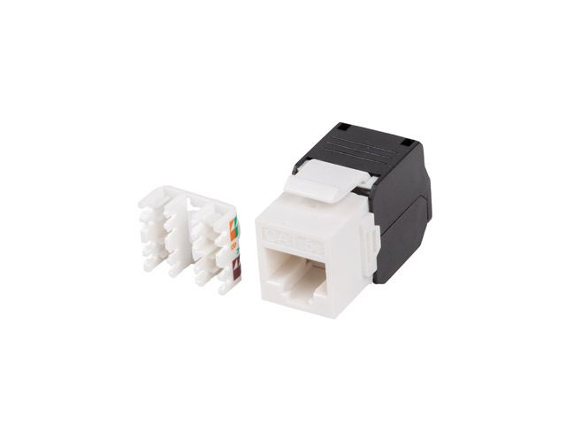 Keystone modul bez kabelů RJ45 CAT.5E utp lanberg