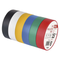 Páska izolační PVC 15mm/8m mix barev EMOS 6 ks