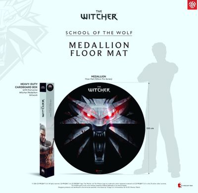 GLO The Witcher School of The Wolf Floor Mat