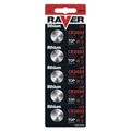 Baterie CR2032 RAVER lithiová 5ks