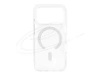Delock - Ochranný kryt pro mobilní telefon - kompatibilita s MagSafe - termoplastický polyuretan (TPU), polykarbonát (PC) - pruhledná, ciste bílá, bílá - pro Apple iPhone 17 Pro
