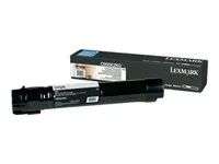 Extra vysoká výtěžnost - černá - originální - kazeta s barvivem LCCP - pro Lexmark C950DE, C950dte