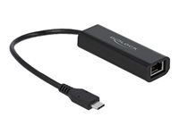 Síťový adaptér - USB-C 3.1 Gen 1 / Thunderbolt 3 - 100M/1G/2.5G Gigabit Ethernet - černá