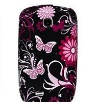 OEM Ochranný kryt pro Black-Pink Butterfly na Sams