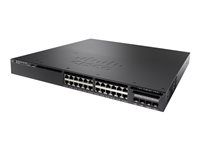 Cisco Catalyst 3650-8X24UQ-S - Přepínač - L3 - řízený - 16 x 10/100/1000 (UPOE) + 8 x 100/1000/2.5G/5G/10G (UPOE) + 4 x 10 Gigabit SFP+ (uplink) - desktop, Lze montovat do rozvaděče - UPOE (820 W) - repasováno