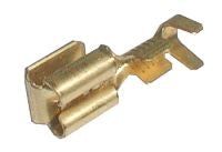 Zdířka faston rozváděč 6.3mm neizolovaná