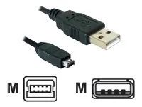 Kabel USB - mini-USB Type B (M) do USB (M) - 1.5 m