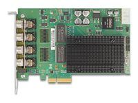 PCI Express x4 Card to 4 x M12 Gigabit L