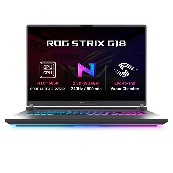 ASUS ROG Strix G18/G815LM-NEBULA008W/U9-275HX/18"/2560x1600/32GB/1TB/RTX 5060/W11H/Gray/2R