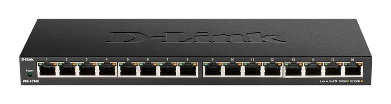 D-Link DGS-1016S 16x10/100/1000 Unmanaged Switch