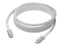 USB kabel - USB-C (M) do USB-C (M) - USB 2.0 - 2.5 m - USB napájení (100W), pletený, 100 % recyklovaný plast