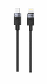 Kabel iPEAX 90010102 USB-C/Lightning 1m Black