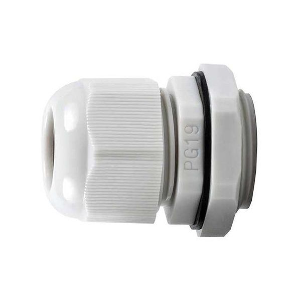 Kabelová průchodka PG-19 pro kabel 12-16mm bílá