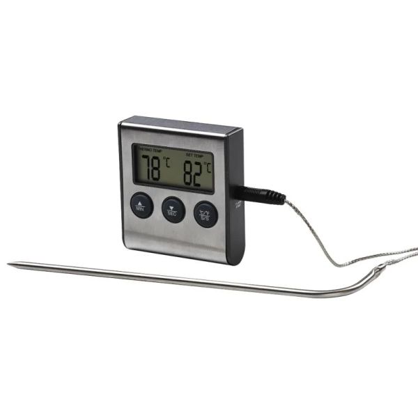 XAVAX Digitální teploměr na maso, 1m kabel