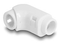 Cable Clips for Angling 8 pieces white