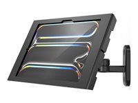 Montážní sada (stojan, kryt, montáž na zeď) - pro tablet - uzamykatelný - kovový rám - černá - velikost obrazovky: 13" - montáž na stěnu - pro Apple 13-inch iPad Pro (M4)
