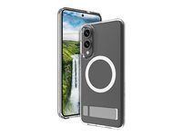 Zadní kryt pro mobilní telefon - stojan - D3O - průsvitná - pro Samsung Galaxy S25 Edge
