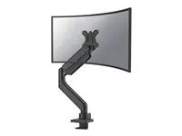 Montážní sada (montážní rameno na stůl) - plný pohyb - pro zakřivený LCD displej - ocel - černá - velikost obrazovky: 17"-49"