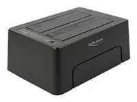 Dokovací stanice HDD - oddílů: 2 - SATA 6Gb/s - USB 3.1 (Gen 2) - černá