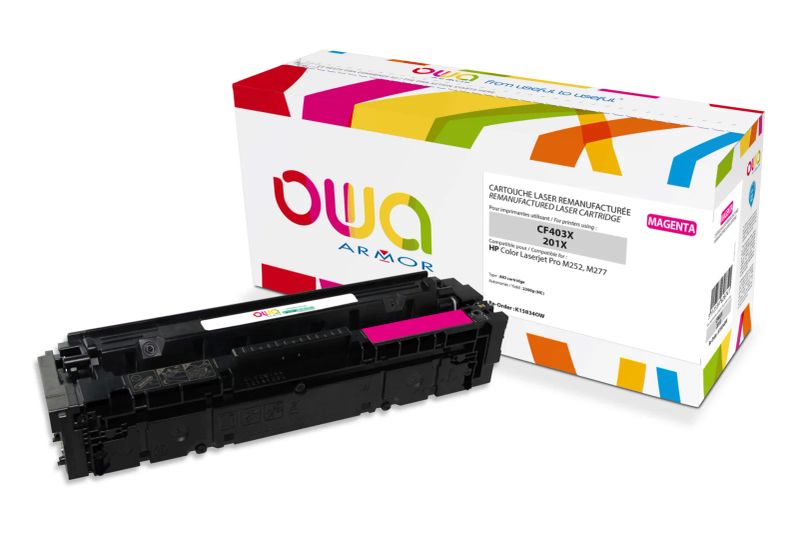 OWA Armor toner kompatibilní s HP CF403X, 2300st, červená/magenta