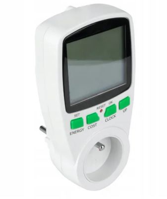 DPM DT21N / EM-1 – digitální wattmetr a měřič spotřeby elektrické energie do zásuvky