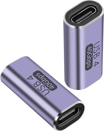 PremiumCord USB-C F/USB-C F spojka, 40 Gbps