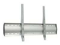 Montážní sada (montážní deska pro umístění na zdi, 2 konzoly) - nízký profil - pro plochý panel - extrudovaný hliník, ocel - stříbrná - velikost obrazovky: 32"-120"