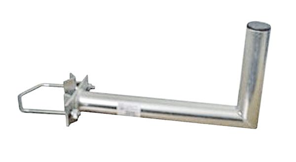 Anténní držák 35 na stožár s úhelníkem rozteč třmenu 120mm průměr 42mm