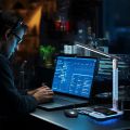HAWK LED lampa, bílá s nabíjením 10W