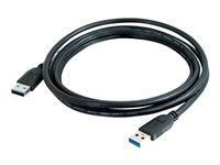 Kabel USB - USB typ A (M) do USB typ A (M) - USB 3.0 - 3 m - černá