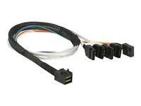 Interní kabel SAS - SAS 6Gbit/s - 4 x Mini SAS HD (SFF-8643) do SATA, postranní - 50 cm
