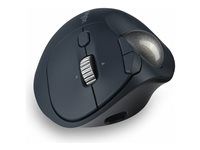 Kulový ovládač - ergonomický - optický - 9 tlačítka - bezdrátový - 2.4 GHz, Bluetooth - bezdrátový přijímač USB - blue-gray, černá - maloobchod - barevný box