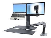 Upevňovací komponent (conversion kit) - pro 2 displeje LCD / notebook - černá - velikost obrazovky: až 24" - pro P/N: 24-196-055, 33-340-200
