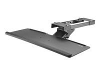 26.4” Wide - Adjustable - Ergonomic Slide-Out Keyboard Shelf with Tilt and Swivel (KBTRAYADJ) - Zásuvka pro klávesnici - montáž pod stůl - černá - pro P/N: ARMBARDUOV, ARMBARTRIO2, ARMDUALSS, ARMDUALV, LTRISERP, MONSTADJDL, MONSTADQI
