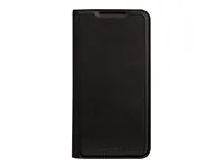 Pouzdro s klopou pro mobilní telefon - polyuretan (PU), plast - černá - pro Samsung Galaxy S23+