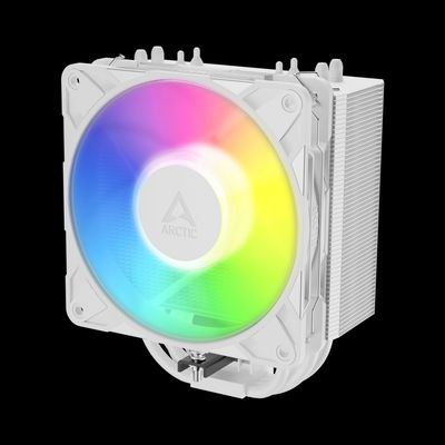 ARCTIC Freezer 36-S A-RGB (White) - Výkonný celobílý věžový chladič CPU s úchvatným podsvícením