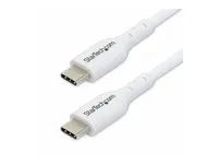 USB kabel - USB-C (M) do USB-C (M) - USB 2.0 - 3 A - 2 m - USB Power Delivery (60W) - bílá
