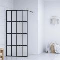vidaXL Sprchová zástěna walk-in, matné tvrzené sklo 140x195 cm
