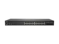 Přepínač - řízený - 24 x 10/100/1000 (PoE+) + 4 x 10 Gigabit SFP+ - Lze montovat do rozvaděče - PoE+ (410 W)