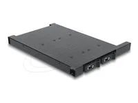 Delock - Skladovací mobilní rack - M.2 - cerná