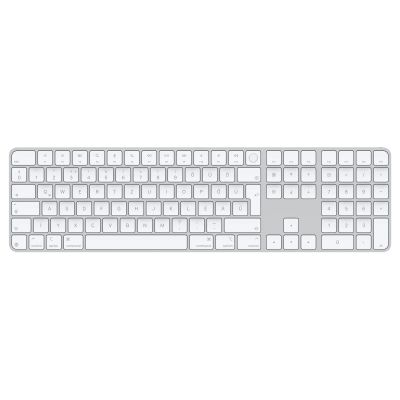 Apple Magic Keyboard Numeric Touch ID/Bezdrátová Bluetooth/HU layout/Bílá