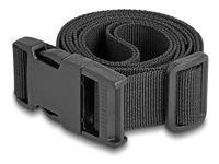 Luggage Strap adjustable 1.5 m black 2 p