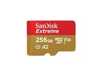 Paměťová karta flash - 256 GB - A2 / Video Class V30 / UHS-I U3 / Class10 - microSDXC UHS-I
