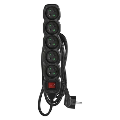 Prodloužovací kabel 5 zásuvek 2 m EMOS PC1512