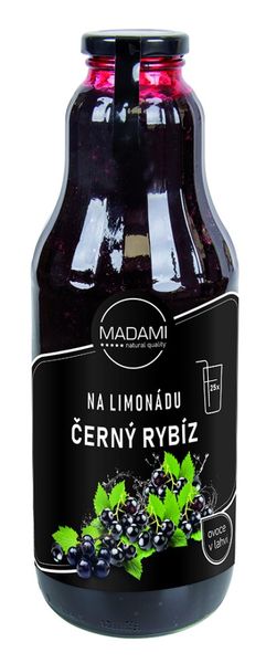 Černý rybíz 1 000 ml: ovoce na limonádu