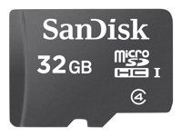 Paměťová karta flash - 32 GB - Třída 4 - microSDHC - černá